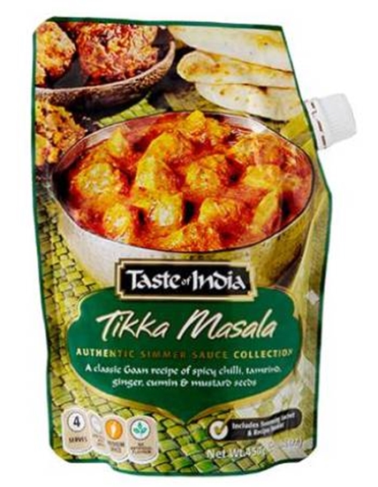 Picture of TASTE OF INDIA TIKKA MASALA 425GR